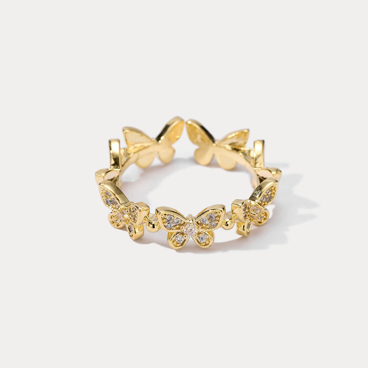 Selenichast Butterfly Ring