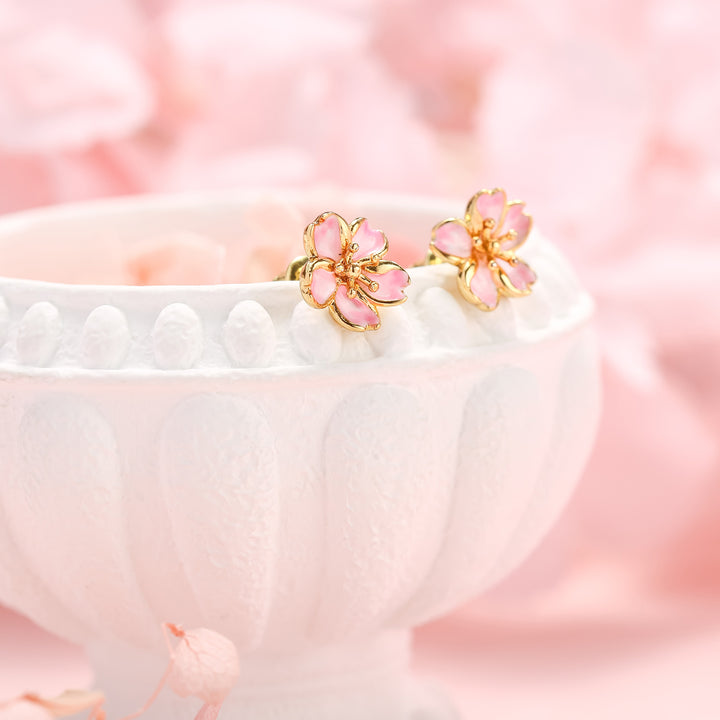 sakura stud earrings for Influencer