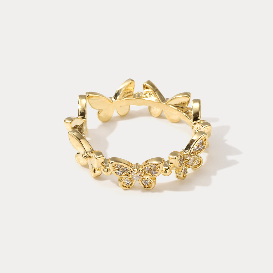 Butterfly Gold Ring