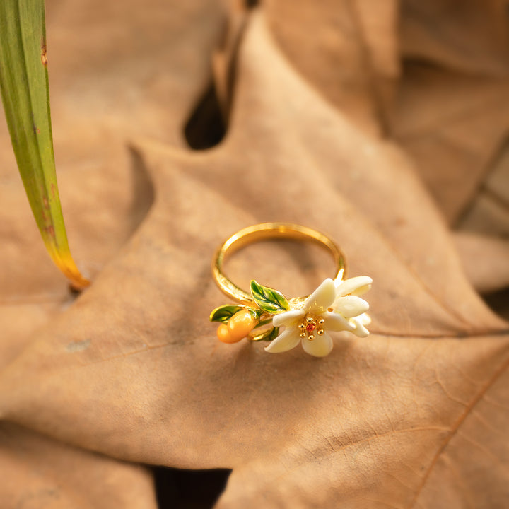 Orange Blossom Vintage Rings