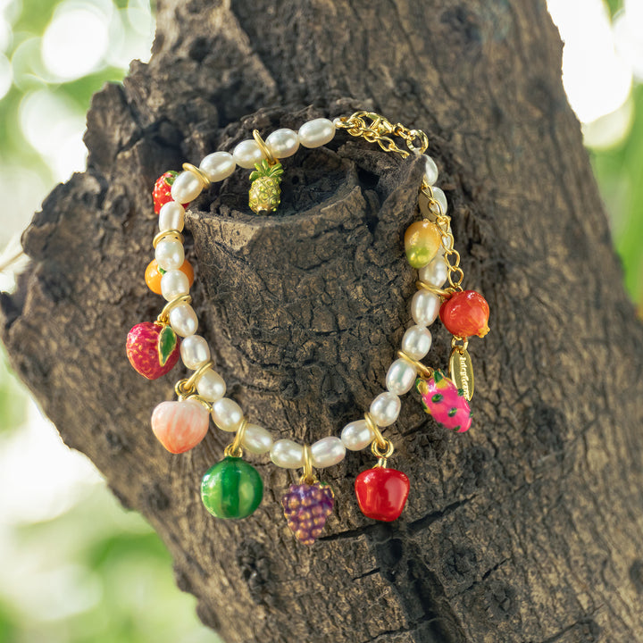 Selenichast Fruit Pearl Bracelet
