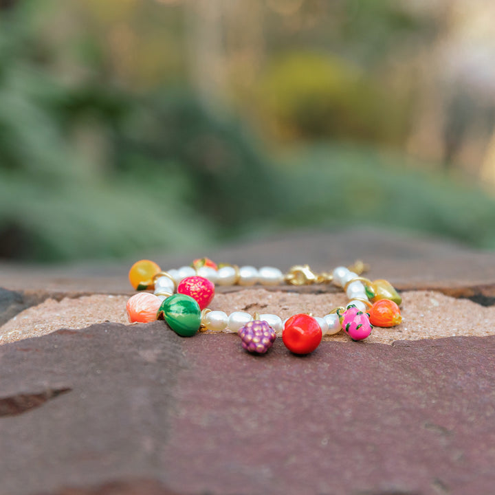 Fruit Pearl Gold Bracelet