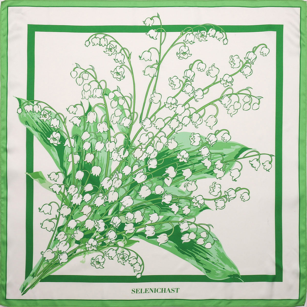 Selenichast Lily Of The Valley Silk Scarf