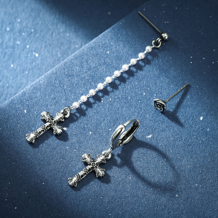 Rosa Crux Mismatch Earrings Set