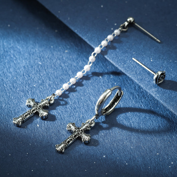 Rosa Crux Drop Earrings Set