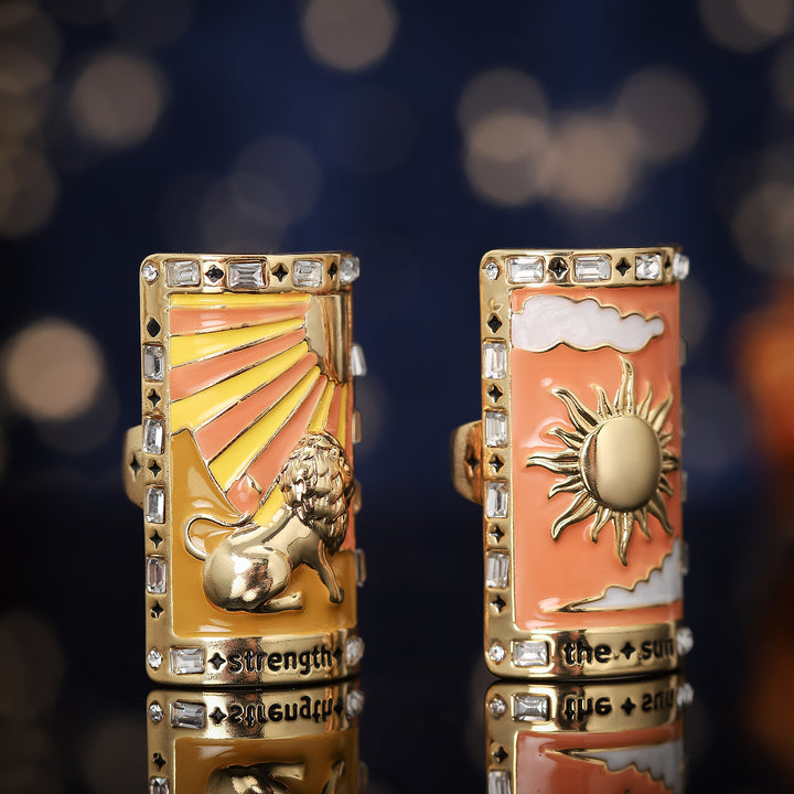 18k Gold Tarot Ring