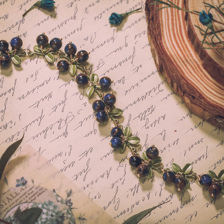 Berry Gold Necklace