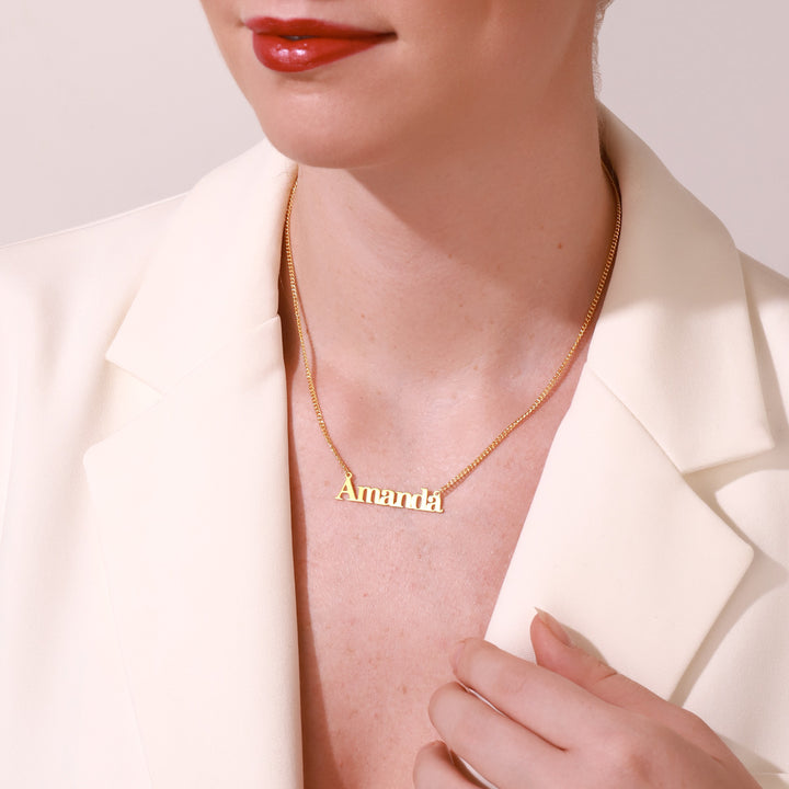 Elephant Name Custom Necklace
