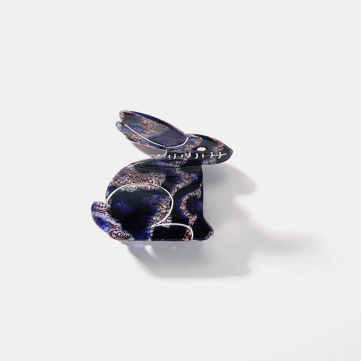 Blue Rabbit Hair Clip