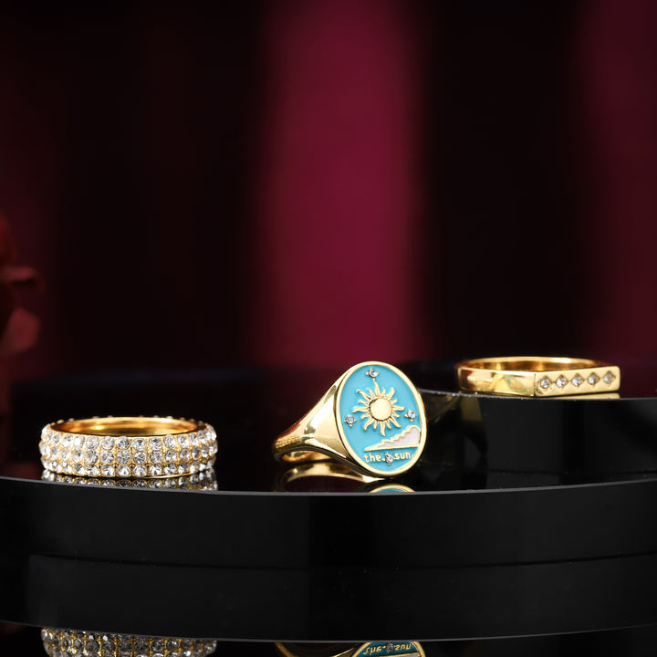 The Star Tarot Card Ring