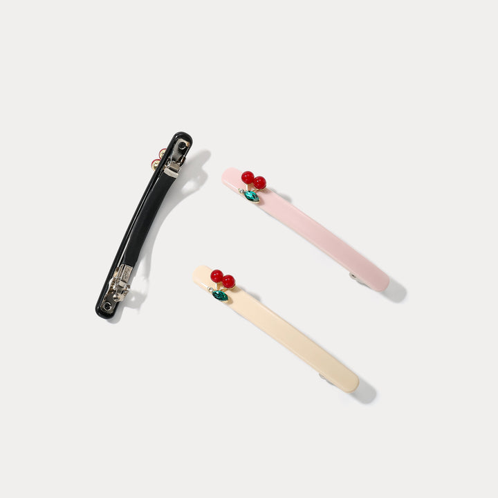 Cherry Brass Hairpin Set