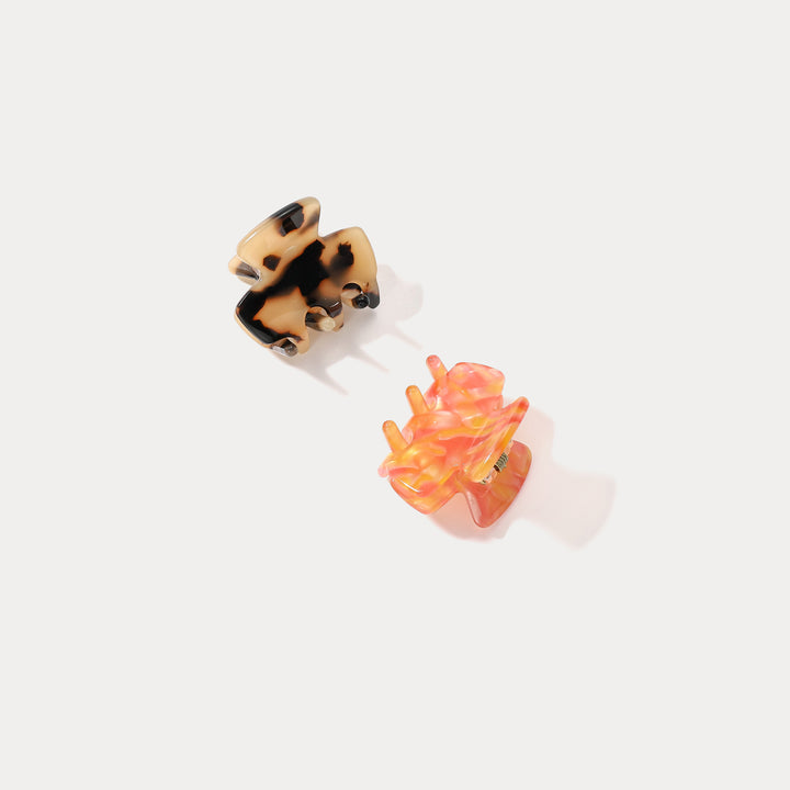 Amber Mini Short Hair Claw Clips
