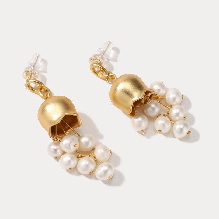 Lily Of The Valley Nature Earrings