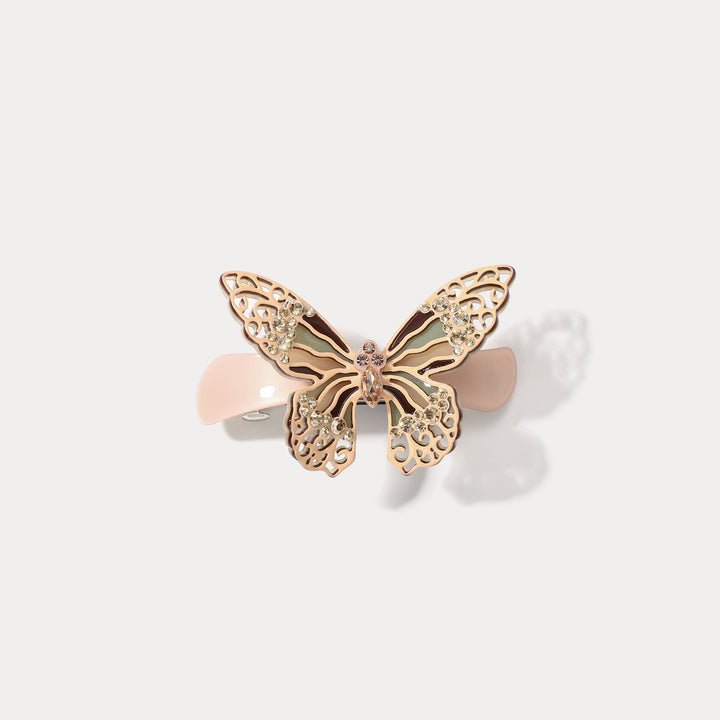 Butterfly Colorblock Acetate Claw Clips