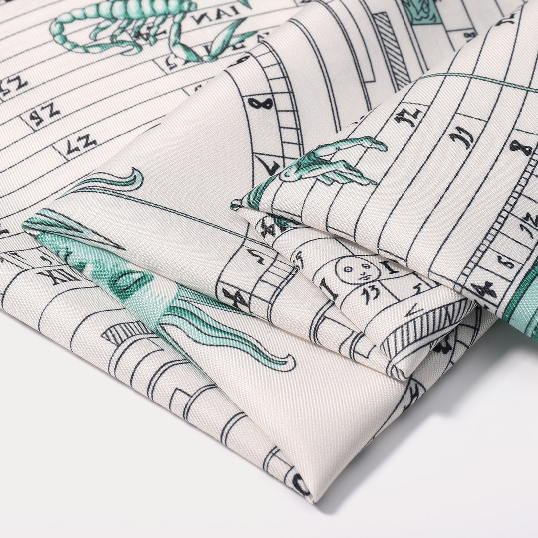 Astrology Square Silk Scarf