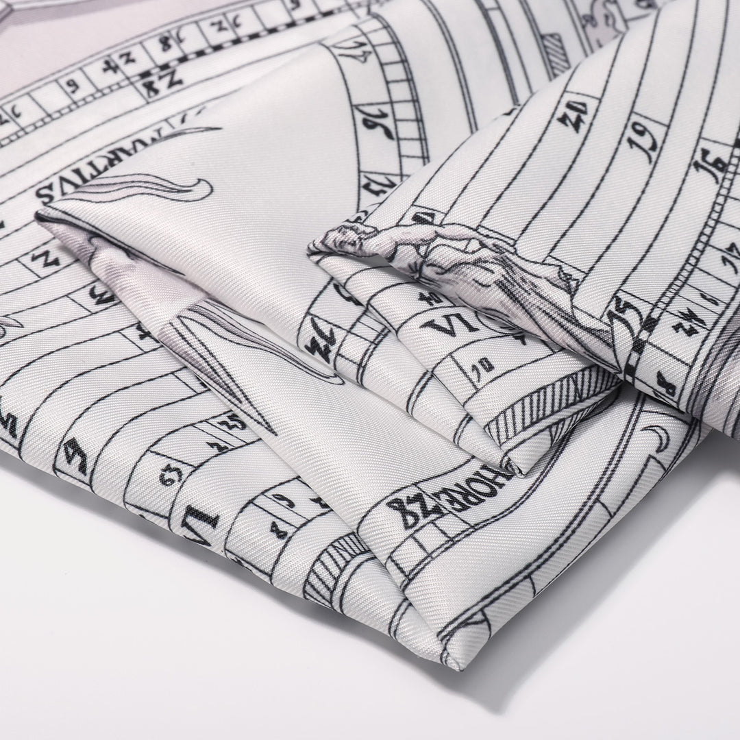 Astrology Square Silk Scarf