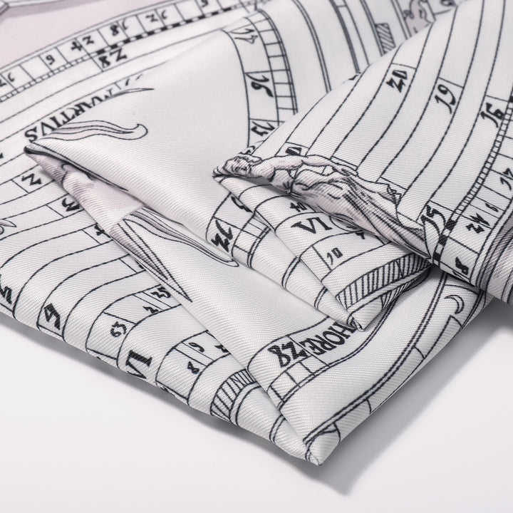 Astrology Square Silk Scarf