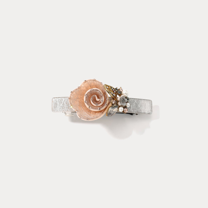 Floral Acetate Hairpin