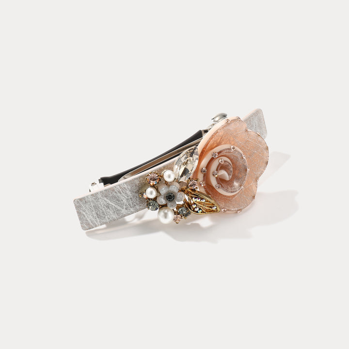 Floral Brass Hairpin