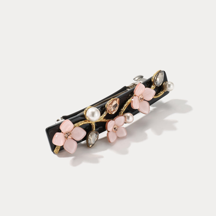 Floral Diamond Hairpin