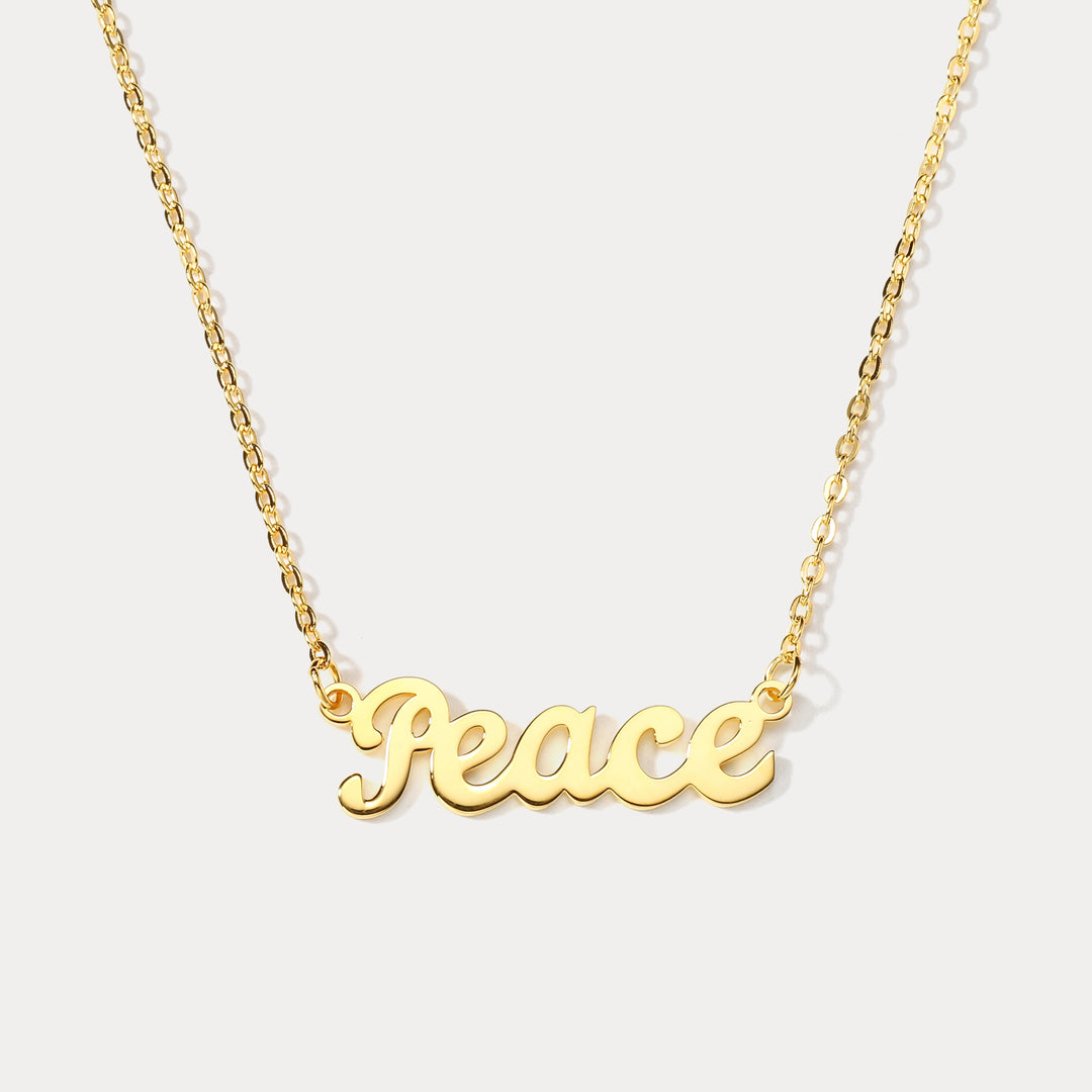 Selenichast Peace Pendant Necklace