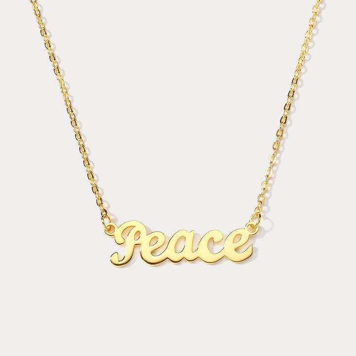 Selenichast Peace Pendant Necklace