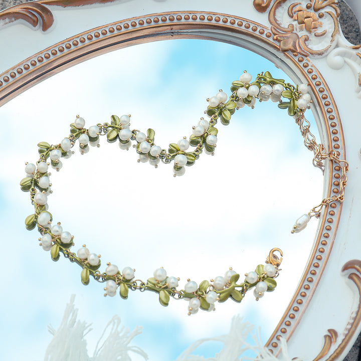 Lily Of The Valley Pearl Necklace