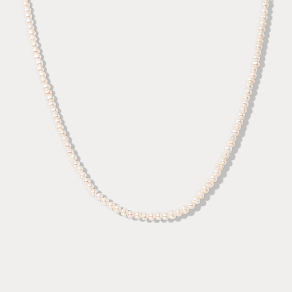Selenichast simple pearl necklace
