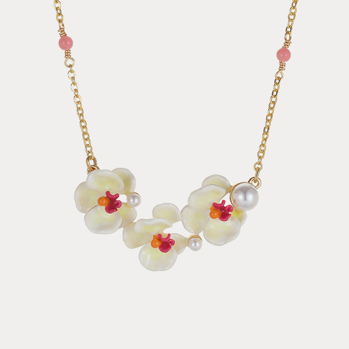 Selenichast phalaenopsis necklace 1