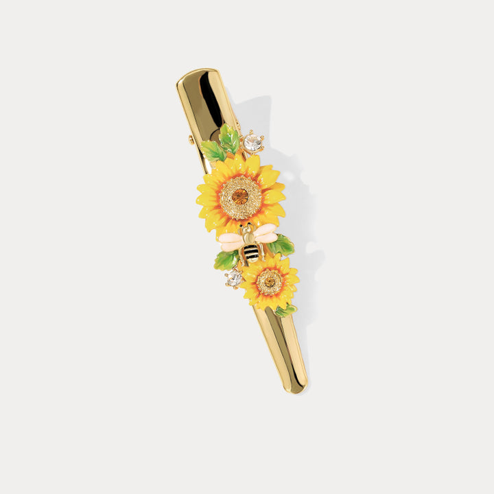 Selenichast Sunflower & Bee Hairpin