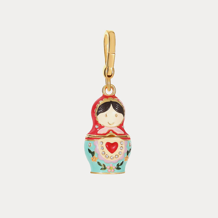 Matryoshka Doll Locket Necklace