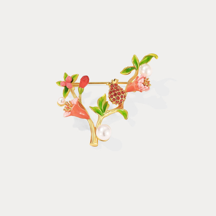 Selenichast Pomegranate Brooch