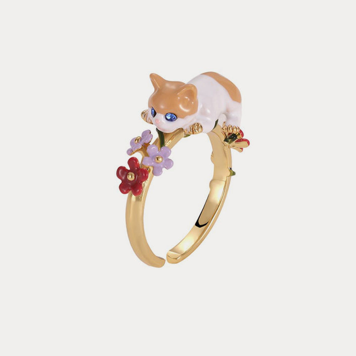 Selenichast orange cat ring
