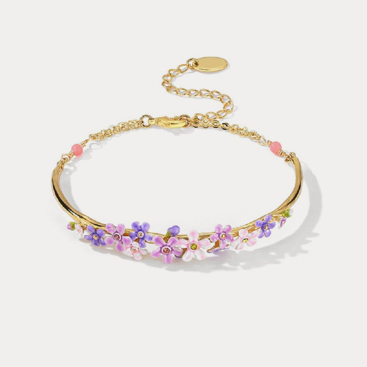 Selenichast forget me not flowers bracelet 1