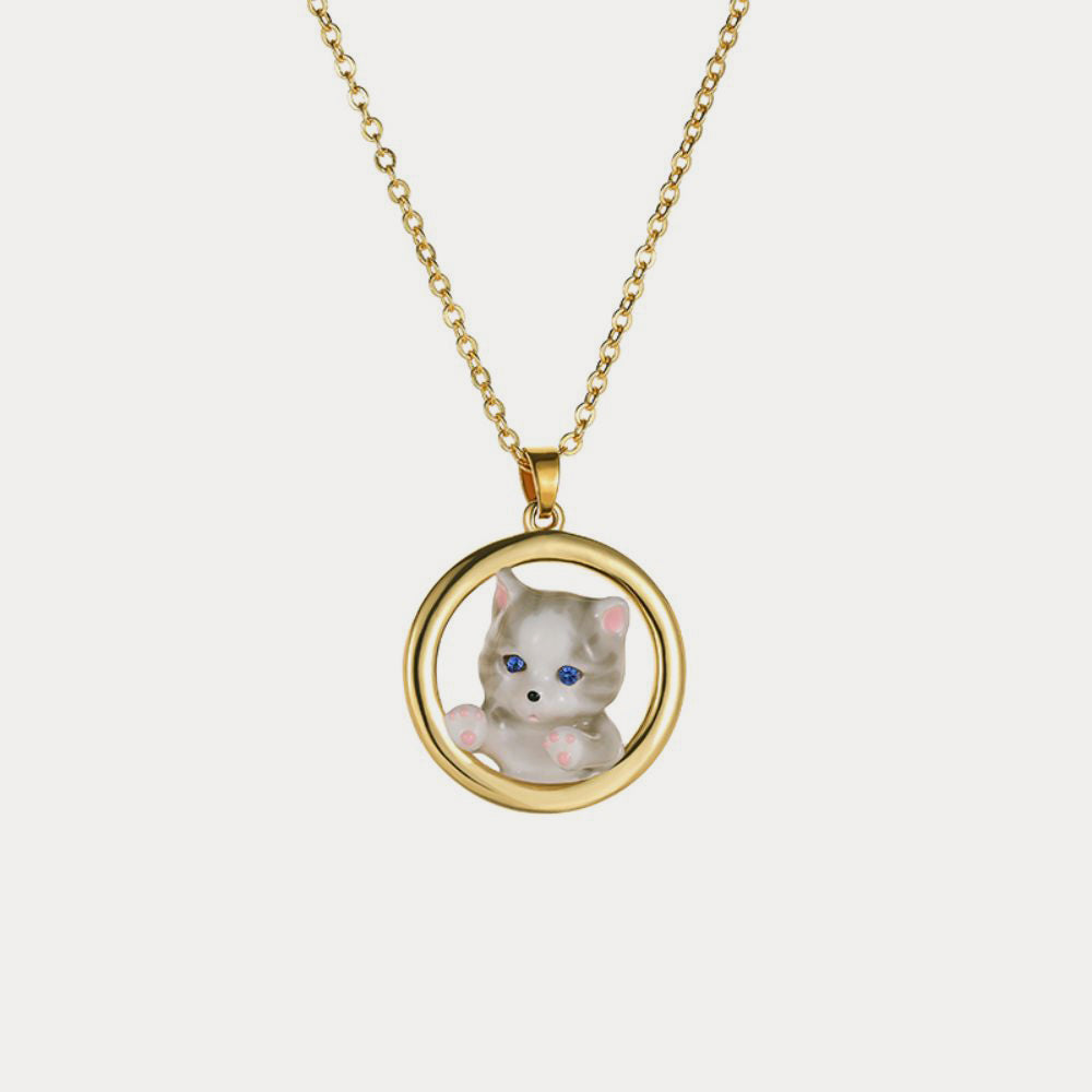 Selenichast american shorthair cat necklace