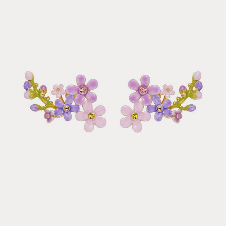 Selenichast forget me not flowers stud earrings