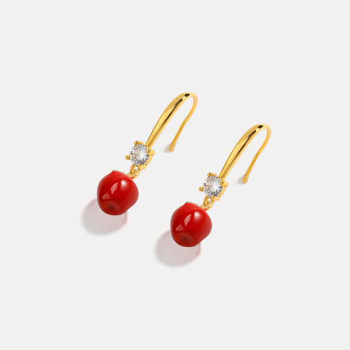 Apple Diamond Earrings