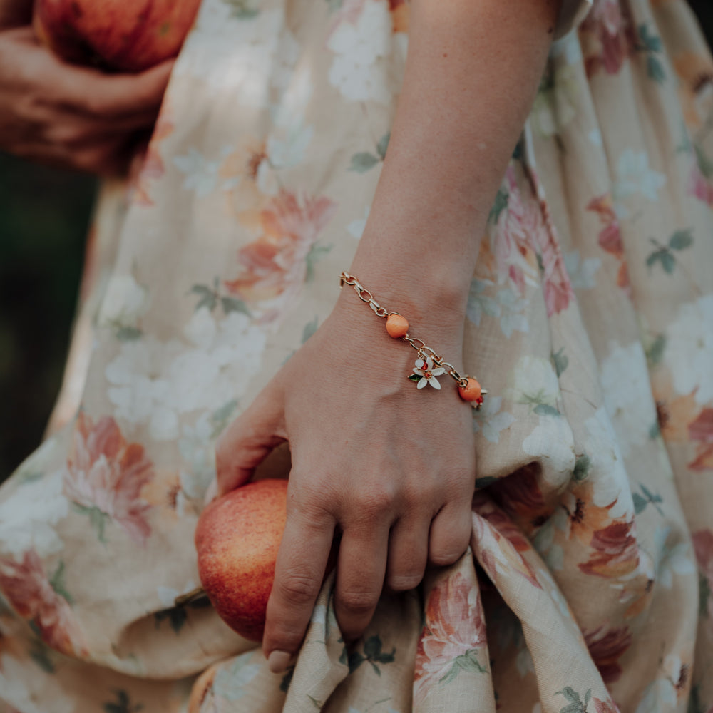 Enamel Orange Bracelet