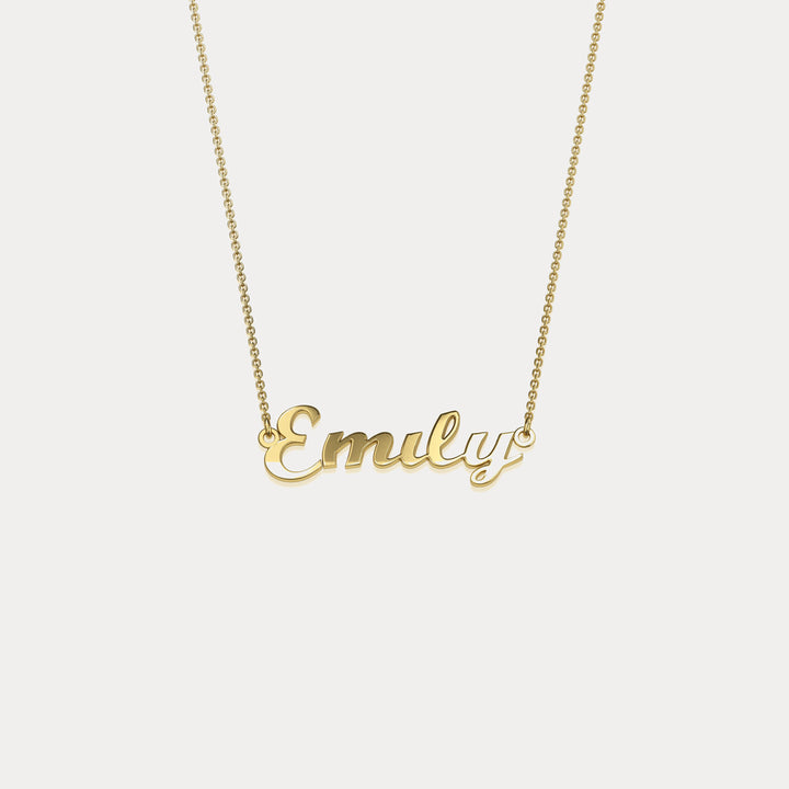 Selenichast nameplate necklace