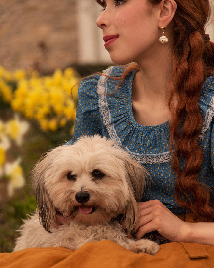 Puppy&Kitten Dangling Earrings