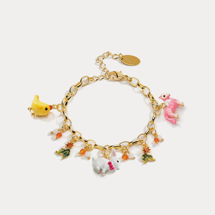 rabbit animal zodiac bracelet