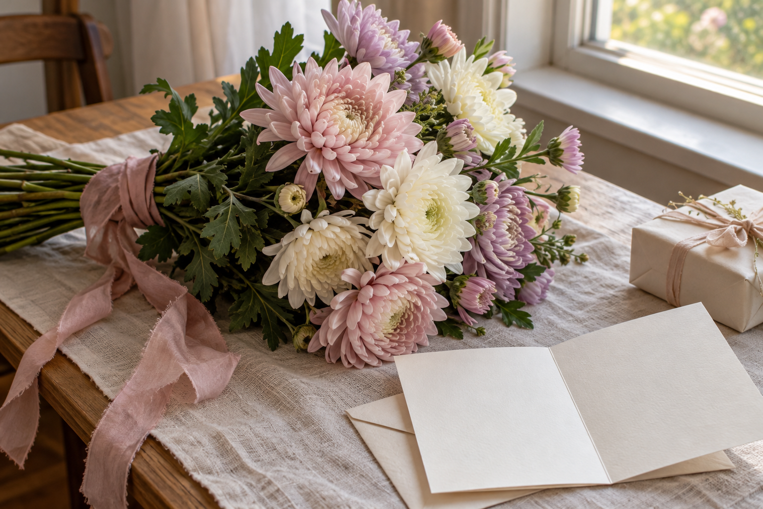 What is November's Birth Flower? Chrysanthemum & Peony