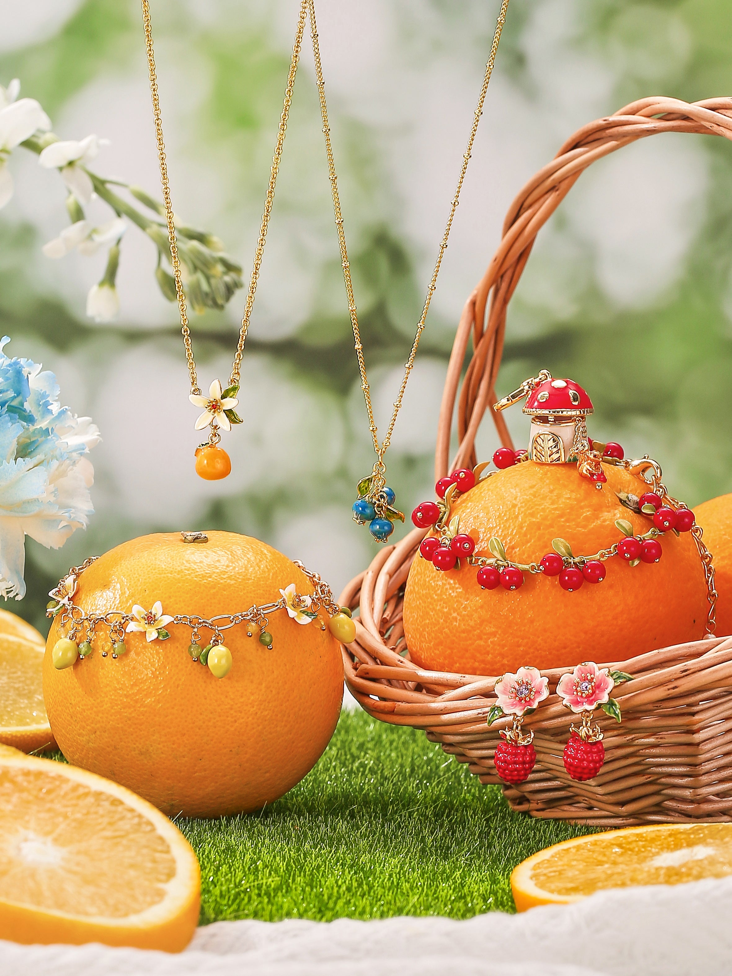 Orchard Jewelry Stores | Fruit jewelry | Flower jewelry | Berry Jewelry | Selenichast