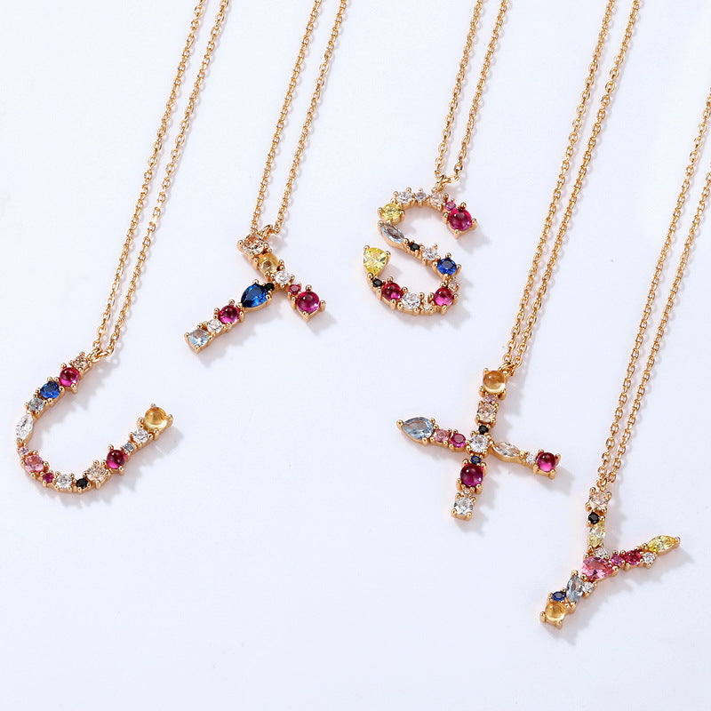 Selenichast Intial Necklace