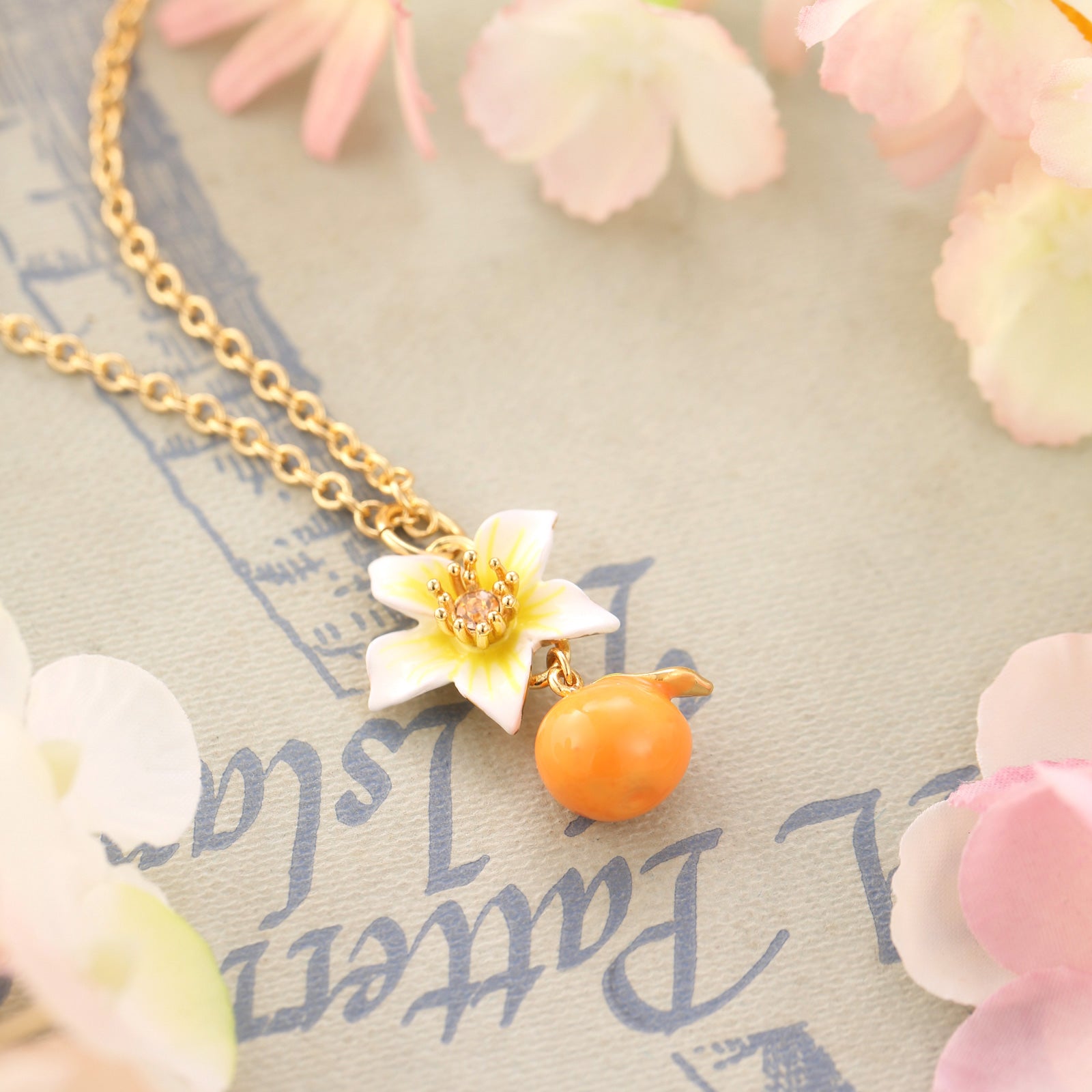 Orange Necklace