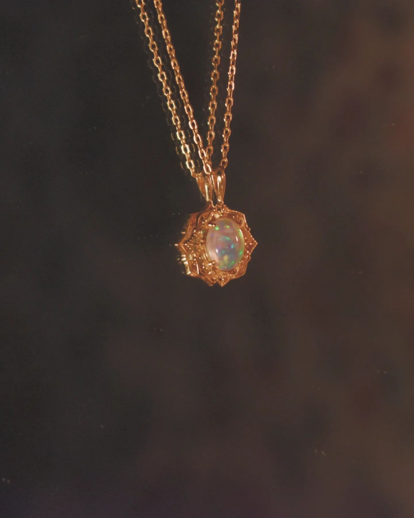 Selenichast October Birthstone Necklace