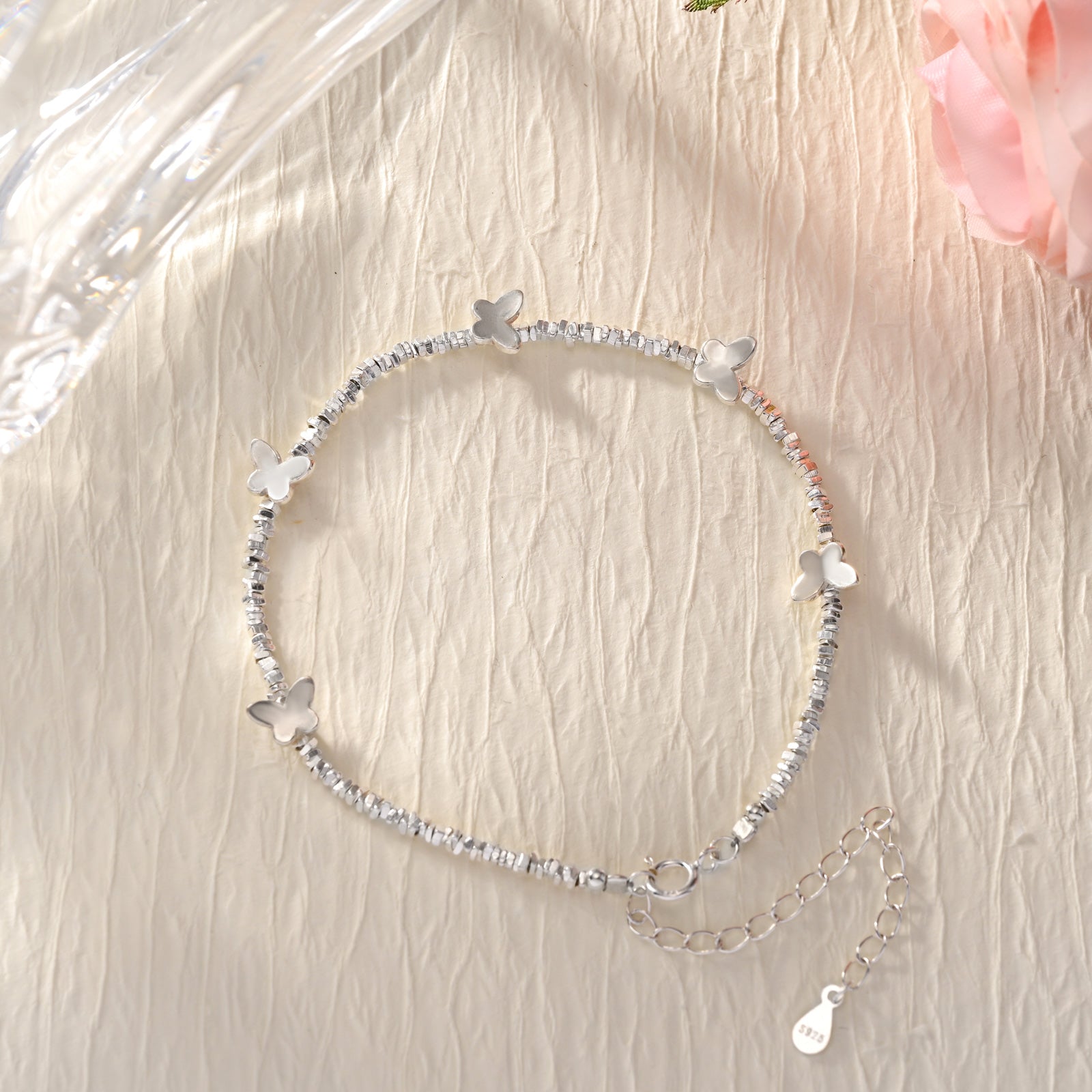 Selenichast Sterling Silver Charm Bracelet