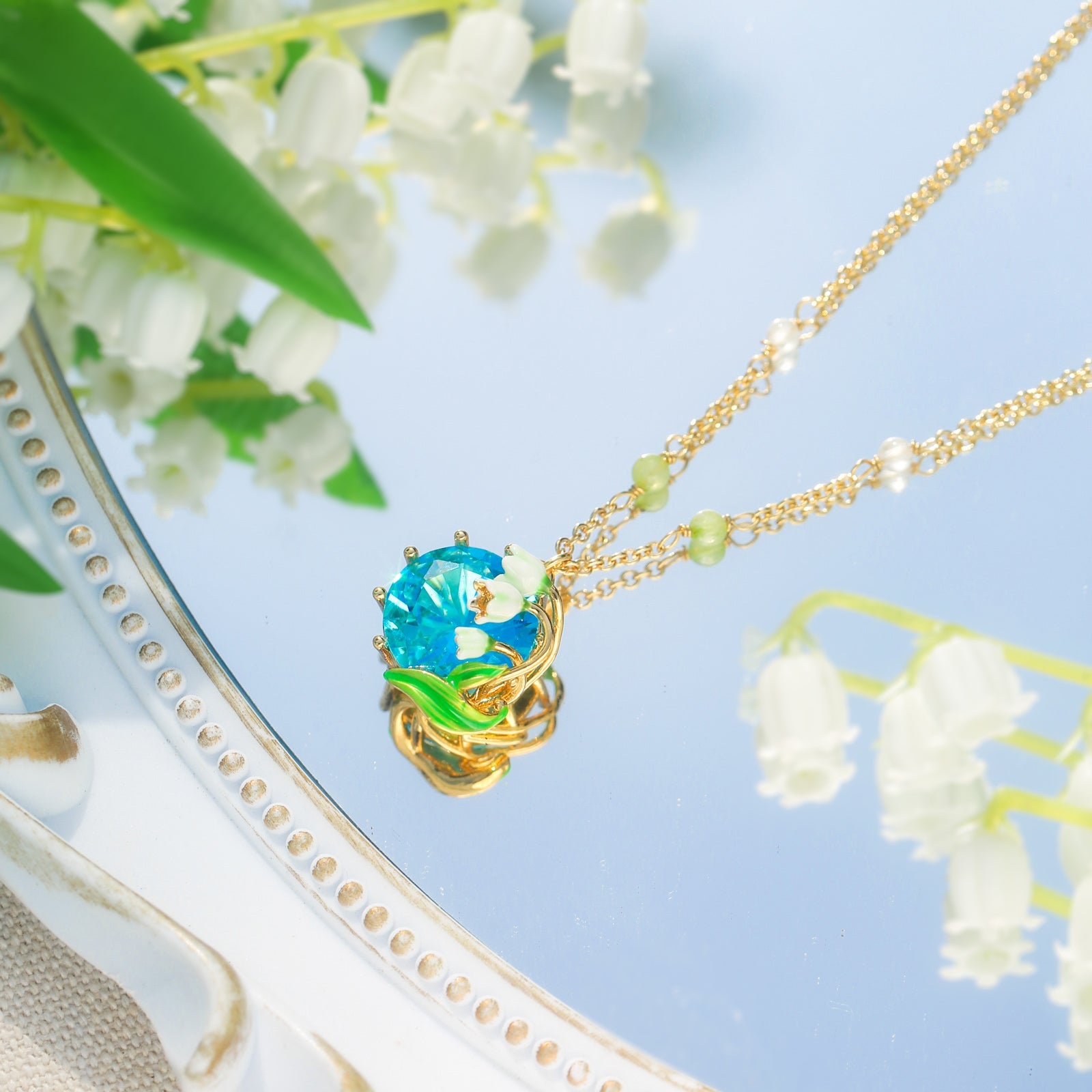 Selenichast Aquamarine Necklace