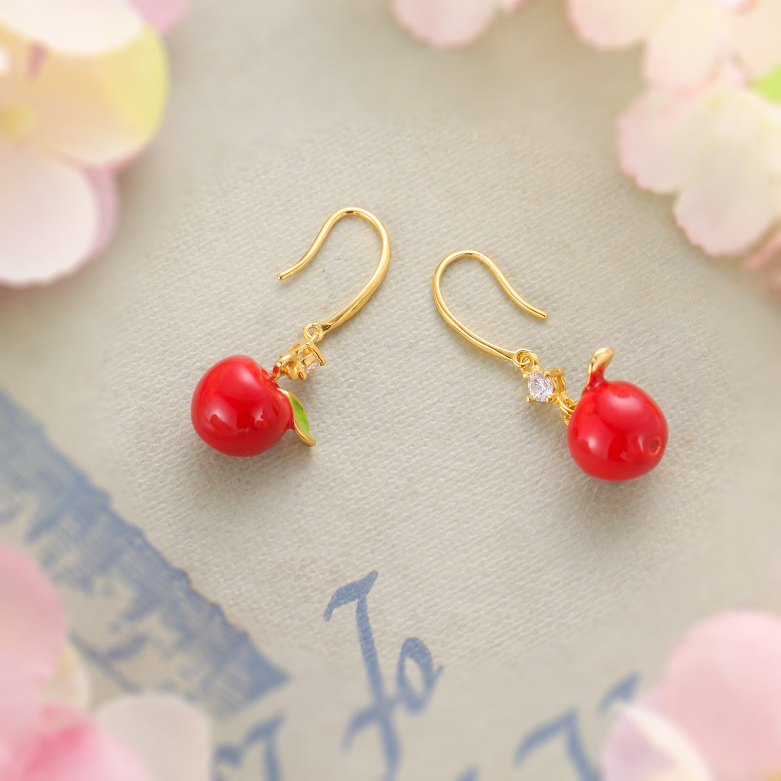 Selenichast Apple Earrings