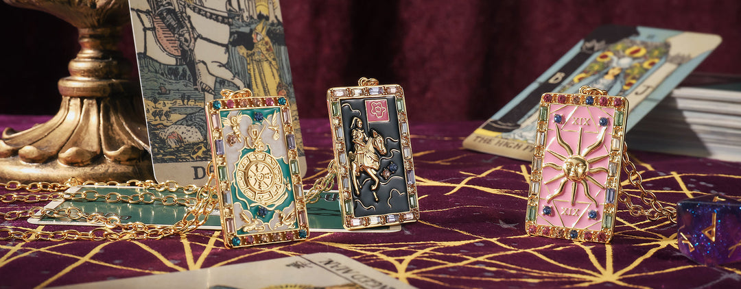 Tarot Card Necklace | Tarot Necklace | Tarot Card Pendant | Tarot Card Inspired Necklace | Selenichast 